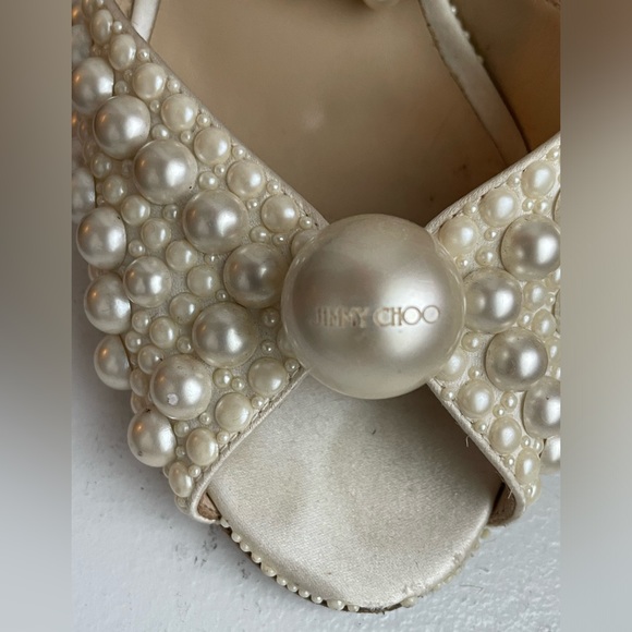 Jimmy Choo Sacaria 100 Embellished Sandals - Picture 3 of 14